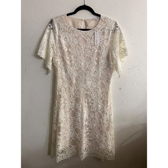Baltic Born Dresses & Skirts - Baltic Born Aasha Lace Midi Dress Size Large Boho Lace off white